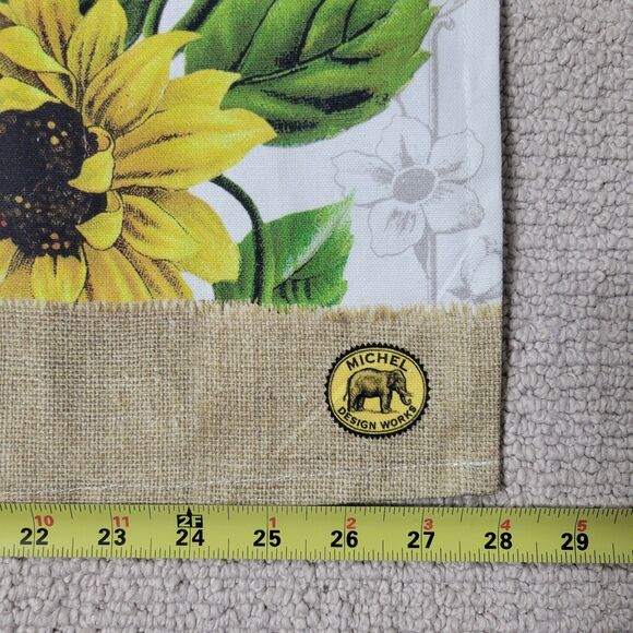 NEW Michel Design Works Chef's Apron OSFA Cotton Sunflowers Floral - Picture 2 of 5